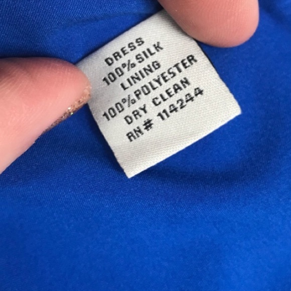 Eliza J  Silky Electric Blue Dress - Picture 5 of 5